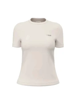 T-SHIRT DONNA - GUESS ATHLEISURE BIANCO - V6RI07 J1314