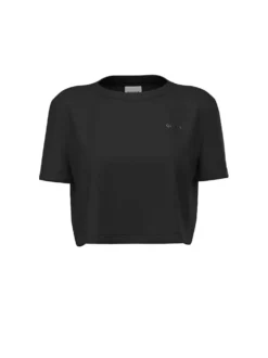 T-SHIRT DONNA - GUESS ATHLEISURE NERO - V6GI17 K2984