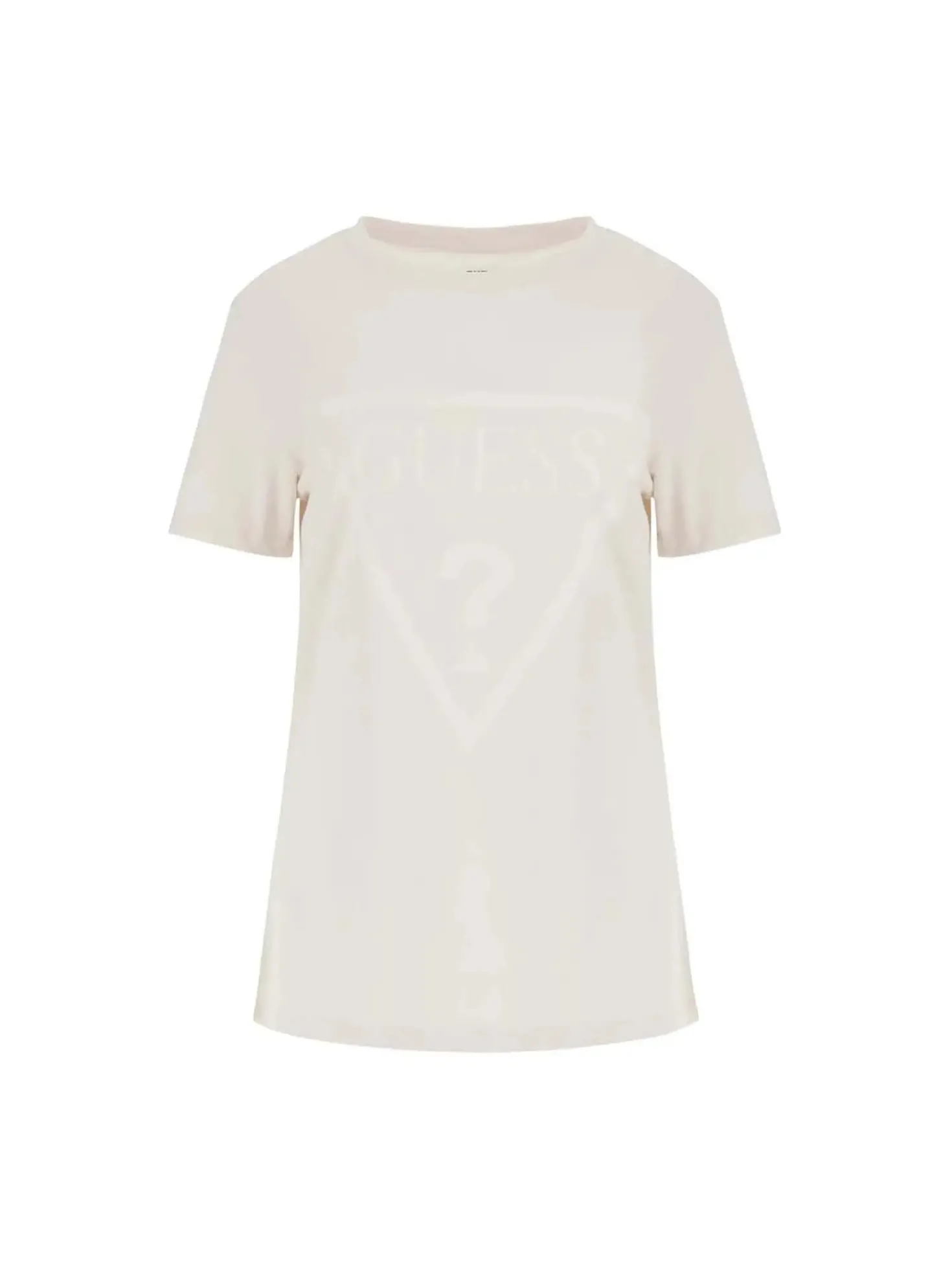 T-SHIRT DONNA - GUESS ATHLEISURE BIANCO SPORCO - V2YI07 K8HM0