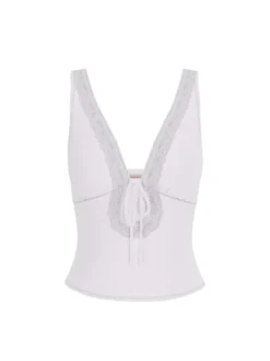 T-SHIRT DONNA - GUESS JEANS BIANCO - W6GPB1 KF641
