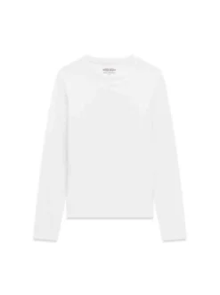 T-SHIRT DONNA - GUESS JEANS BIANCO - W4YI22 J1314
