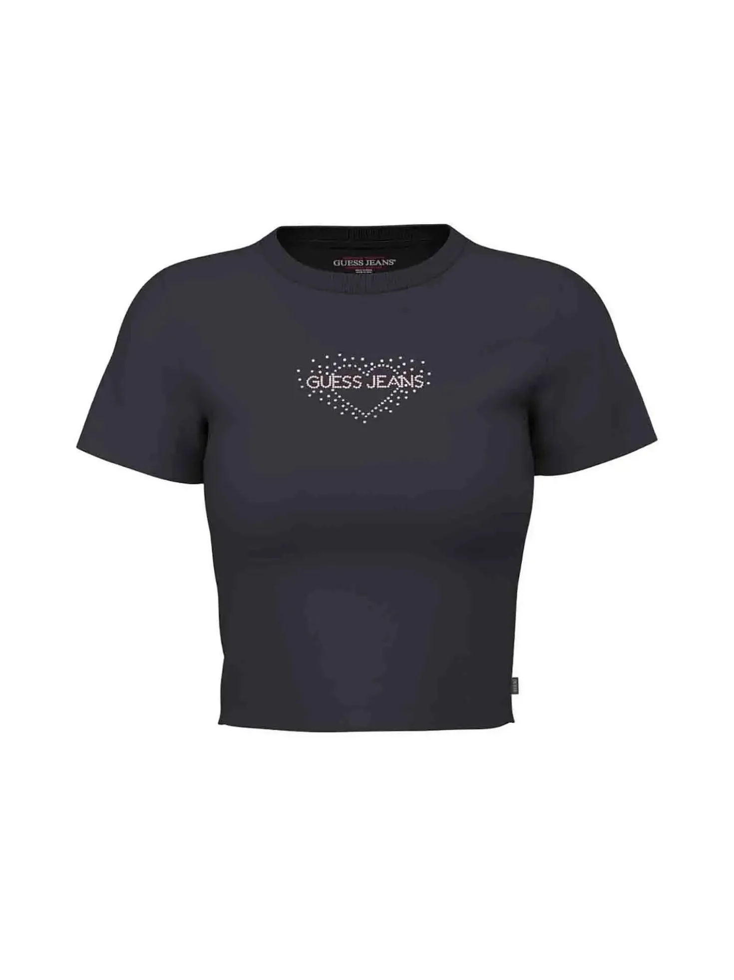 T-SHIRT DONNA - GUESS JEANS NERO - W6YI05 K3640