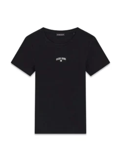 T-SHIRT DONNA - GUESS JEANS NERO - W6GPZ3 KA0H1