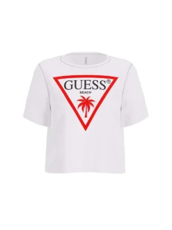 T-SHIRT DONNA - GUESS UNDERWEAR BIANCO - E02I01 JA914