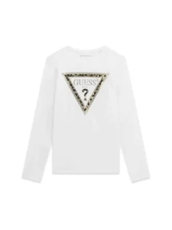 T-SHIRT RAGAZZA - GUESS KIDS BIANCO - J6BI02 K5771