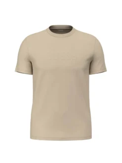T-SHIRT UOMO - GUESS ATHLEISURE BEIGE-BIANCO - Z6YI17 K4968