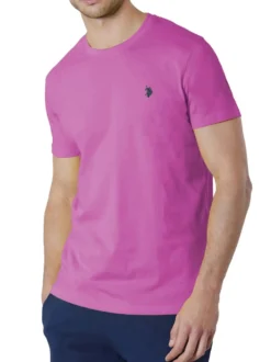 T-SHIRT UOMO - US POLO ASSN. FUXIA - US43154015