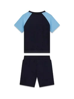 TUTA BAMBINO - GUESS KIDS BLU-BIANCO - N6GG03 K8HM4